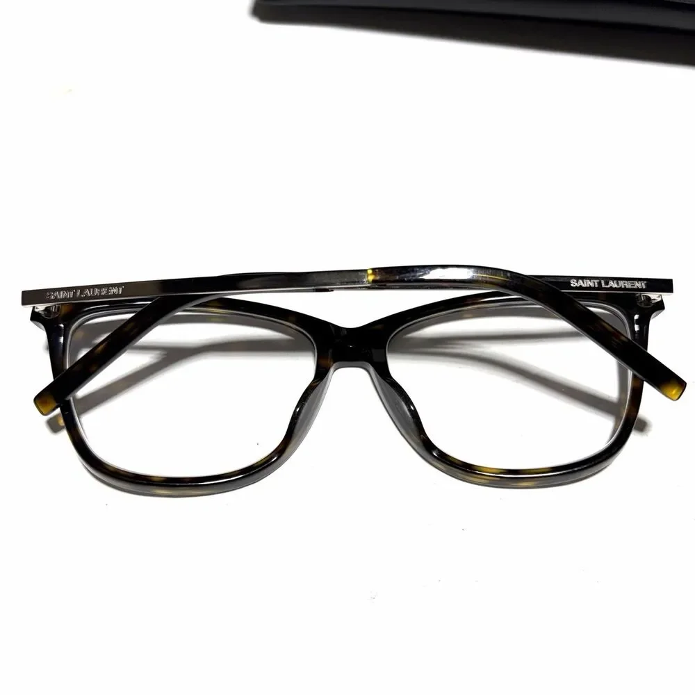 Saint Laurent Eyeglasses Frames Only SL92 003 Tortoise Cat Eye FullRim 56-15-140
